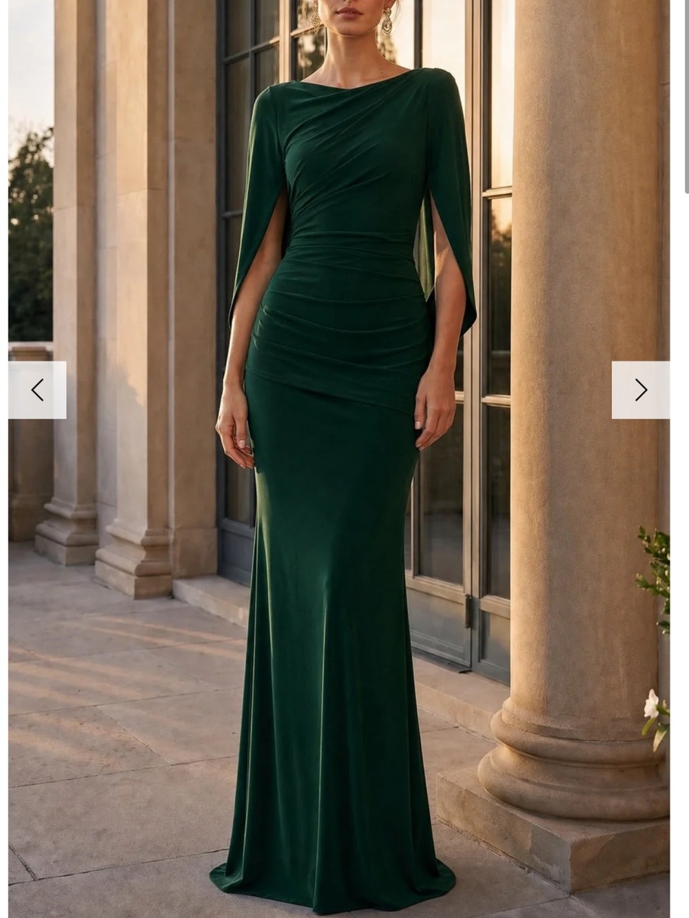 Nwt Betsy & Adam MIRIAM” JERSEY KNIT DRAPED BACK dress size 10